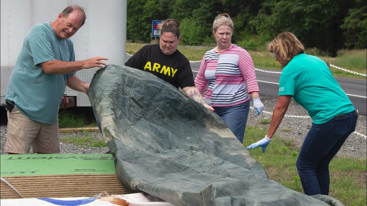 Homeownership Month - Caroline Habitat for Humanity Build - YouTube