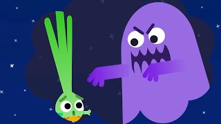 Oh! How scary! 👻 Учим английский язык по мультикам 🥦🍅 THE MAGIC GARDEN