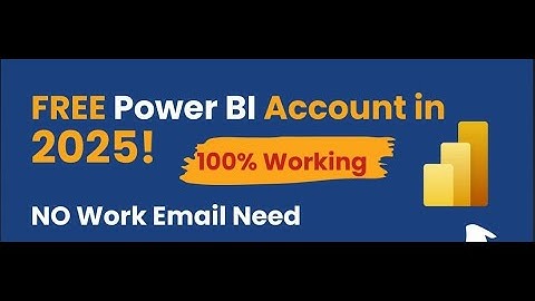 How to Create a Power BI Free Account Using a Temporary Organizational Email | Step-by-Step Tutorial