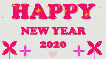 Happy new year 2020 powerpoint Animation Video
