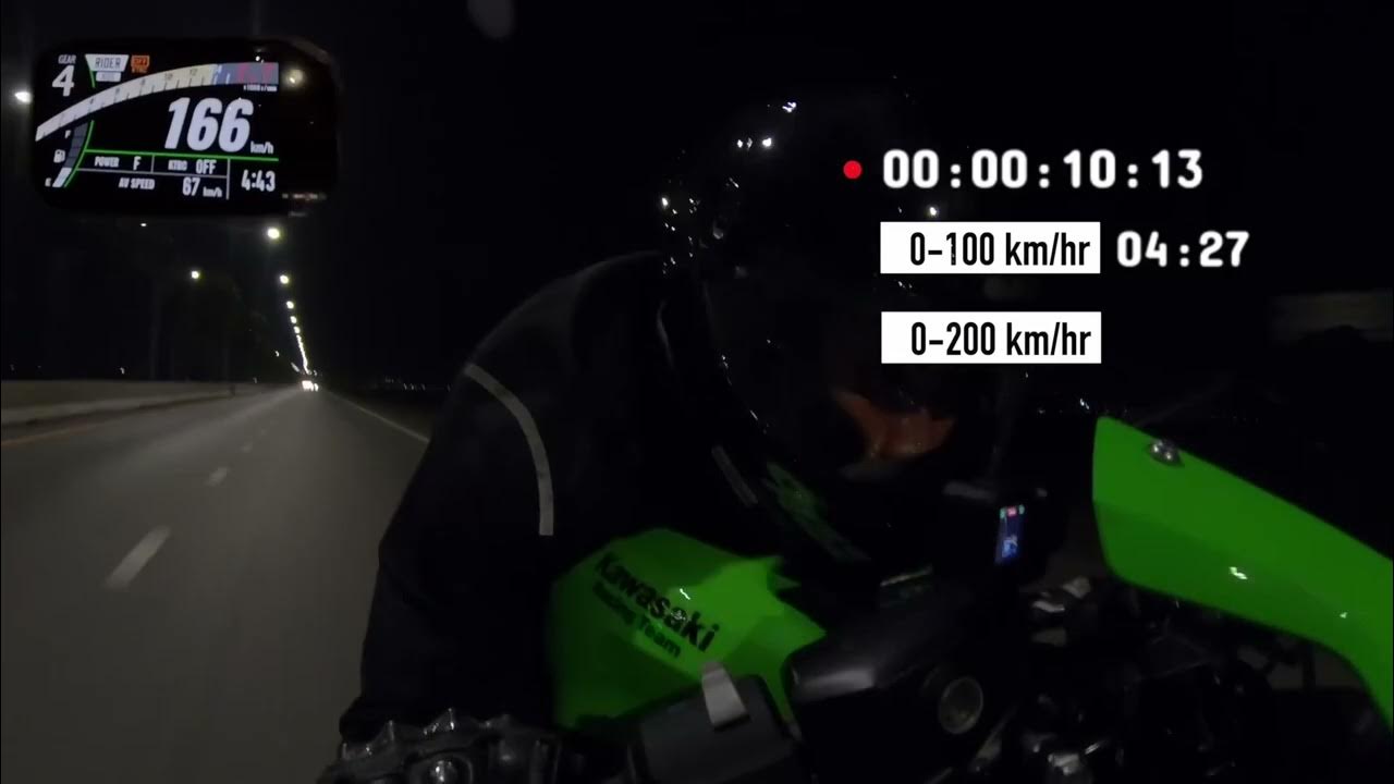 Top Speed Kawasaki Ninja ZX4R YouTube