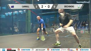 John Carroll - World Masters Squash Championships 2022 - Glass Court - Day 2