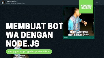 Ngoding Bareng: Membuat Bot WA menggunakan Node.js dan TypeScript