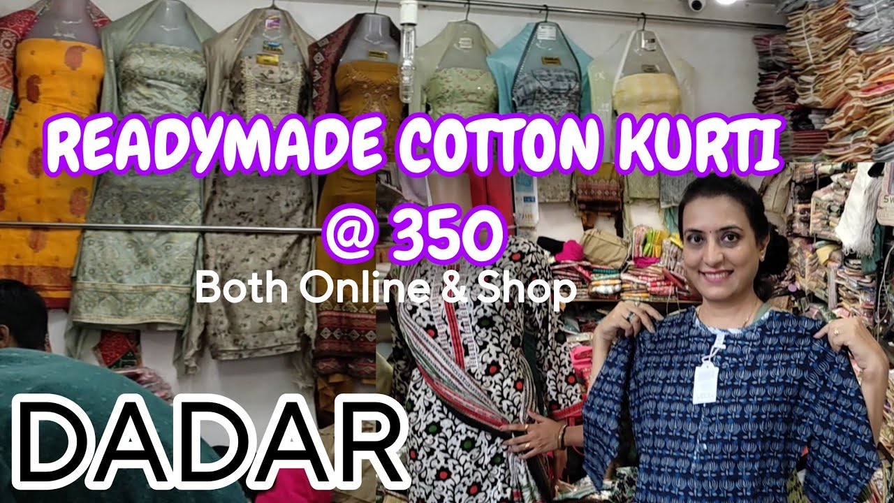 Hidden CHIKANKARI KURTI Market in Mumbai | Best Market for Plus Size Kurti  | Mumbai Street Shopping - YouTube