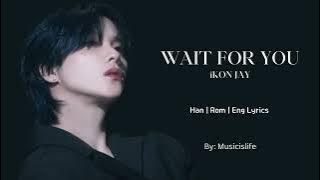 iKON JAY - 데리러갈게 (Wait For You) - [Han/Eng/Rom Lyrics]
