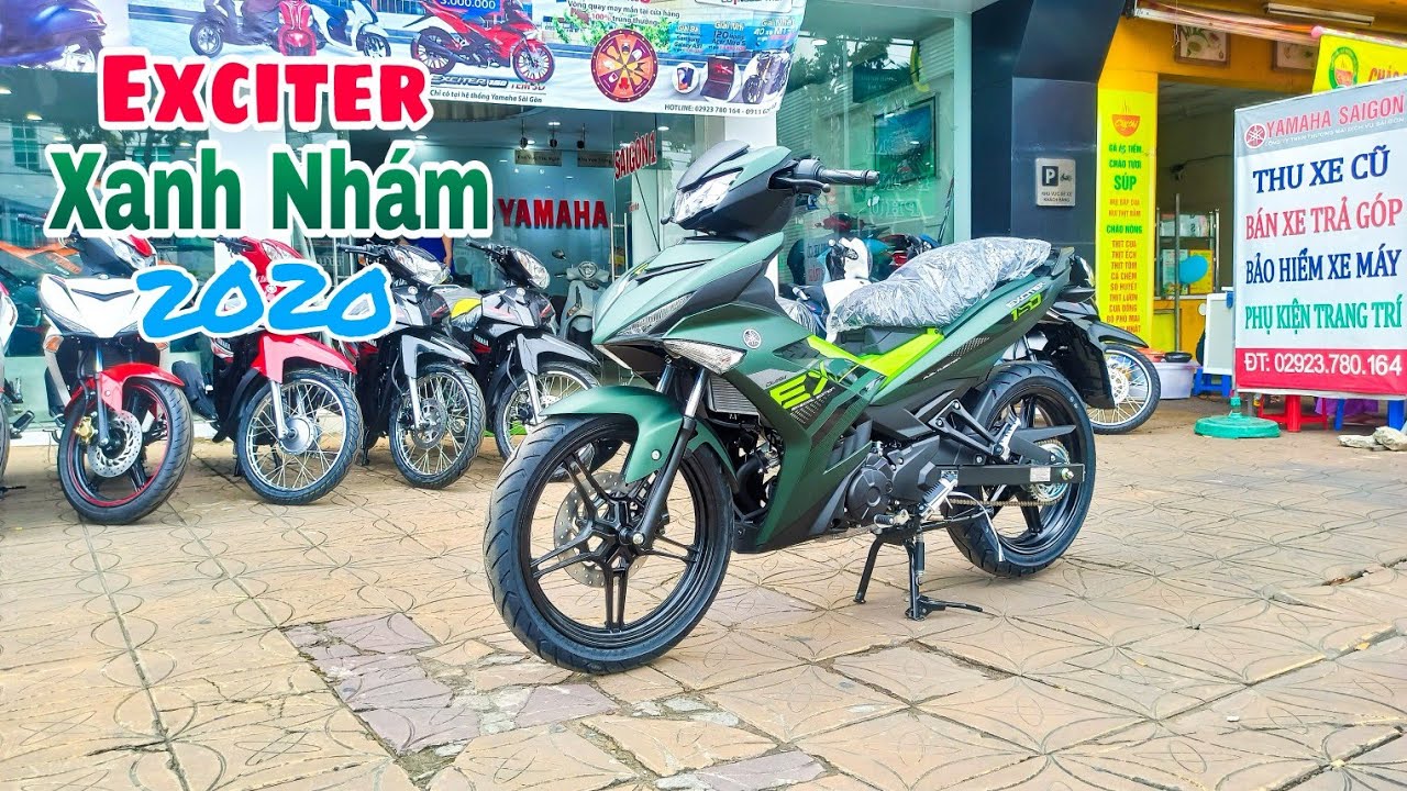 Yamaha Exciter 150i 2021  Xanh lục nhám  Matte Green  YRiders FEST 2020   Walkaround  YouTube