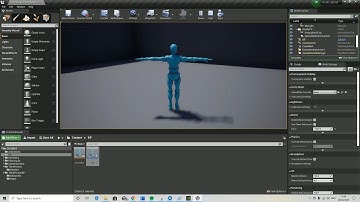 Quick Controllable character (1d BlendSpace) in UE4 4.24