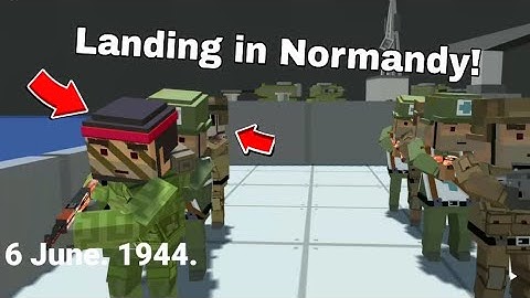 Simple Sandbox 2 - Высадка в Нормандии|Landing in Normandy|2 World War!!!!