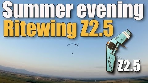 Ritewing Wing Z2.5 : Summer evening Flight #koestelfpv