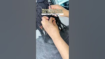 Overdue Retightening for today! ✨ #microlocsjourney #retightening #brooklynhairstylist #locstyles