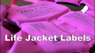 The new “life jacket labels” video shows labeling system now being
adopted for life jackets. viewers will also learn about performance
levels based o...