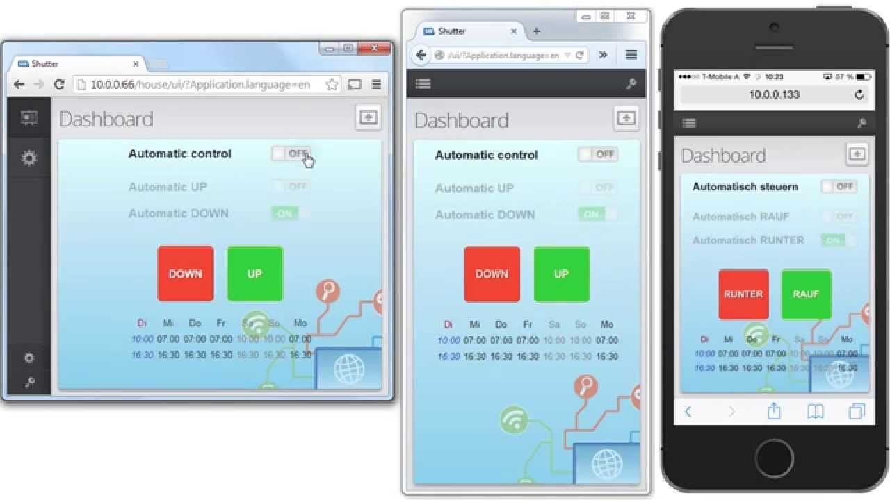 Window shutter control 2.0 - YouTube