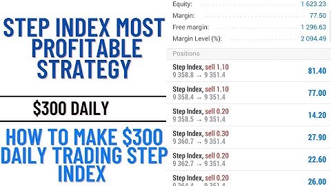 How I make $300 daily trading Step index, with this powerful step index strategy.. #stepindex #trade