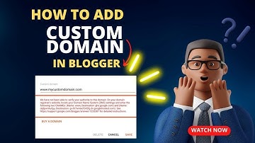How To Add Custom Domain on blogger/ custom domain add on blogger /#blogger #website #custom