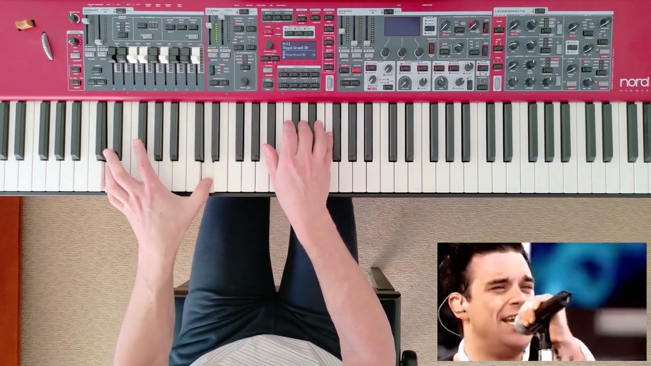 Let Me Entertain You (Robbie Williams) - with FREE letter note chords