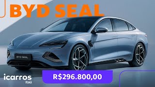 BYD SEAL: sedã elétrico com 500 km de autonomia por menos de R$ 300 mil 🤩