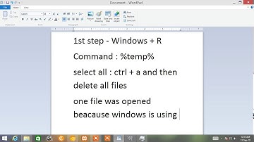 How to clear all cache in windows 7, 8.1 and 10