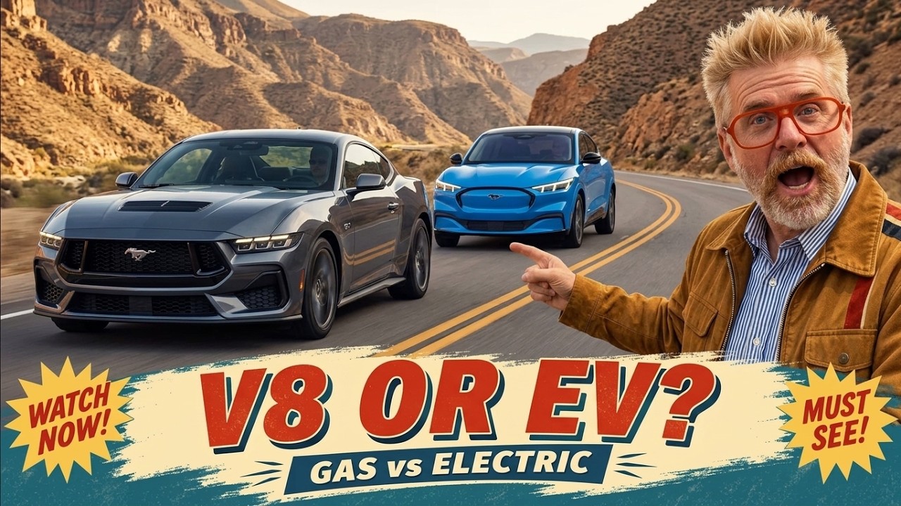 Ford’s gas Mustang sales just surged over 50% while electric Mustang Mach-E demand cooled off in 2026—so which Mustang actually wins? 

In this head-to-head review, Nik Miles breaks down the 480-HP V8 Mustang GT Premium against the 480-HP Mustang Mach-E GT Performance Edition. From raw 0-60 performance and exhaust noise to real-world running costs, tech interfaces, and cargo practicality, we look past the internet hype to find out which driver you really are: the loud one or the logical one?

TIMESTAMPS:
0:00 - The Shocking Mustang Sales Twist
0:32 - 5.0L V8 GT Performance & Exhaust
1:05 - Mach-E GT Acceleration & Instant Torque
1:35 - Running Costs: Betrayal vs Common Sense
2:05 - Range, Charging & Daily Refueling
2:40 - SYNC 4 Screens & Tech Comparison
3:25 - Coupe vs Crossover: Space & Usability
4:15 - Driving Dynamics & Handling
4:50 - Why Ford Lost Billions on EVs (And What's Next)
5:30 - Verdict: Which Mustang Should You Buy?

SUBSCRIBE to TestMiles for more automotive reviews, expert comparisons, and real-world test drives!

#FordMustang #MustangGT #MachE #MustangMachE #EVvsGas #CarReview #NikMiles #TestMiles #Ford