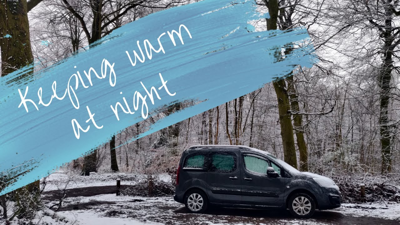 8 main things I do to stay warm living in a vehicle | Solo Female Van ...