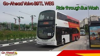Go-Ahead Double Decker Ride Through Bus Wash Volvo B9Tl Weg