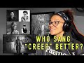 Who sang creep better  postmodern ft haley reinhart  creep  reaction