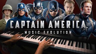 Captain America Evolution Epic Piano Mashup/Medley (Piano Cover)+SHEETS&MIDI