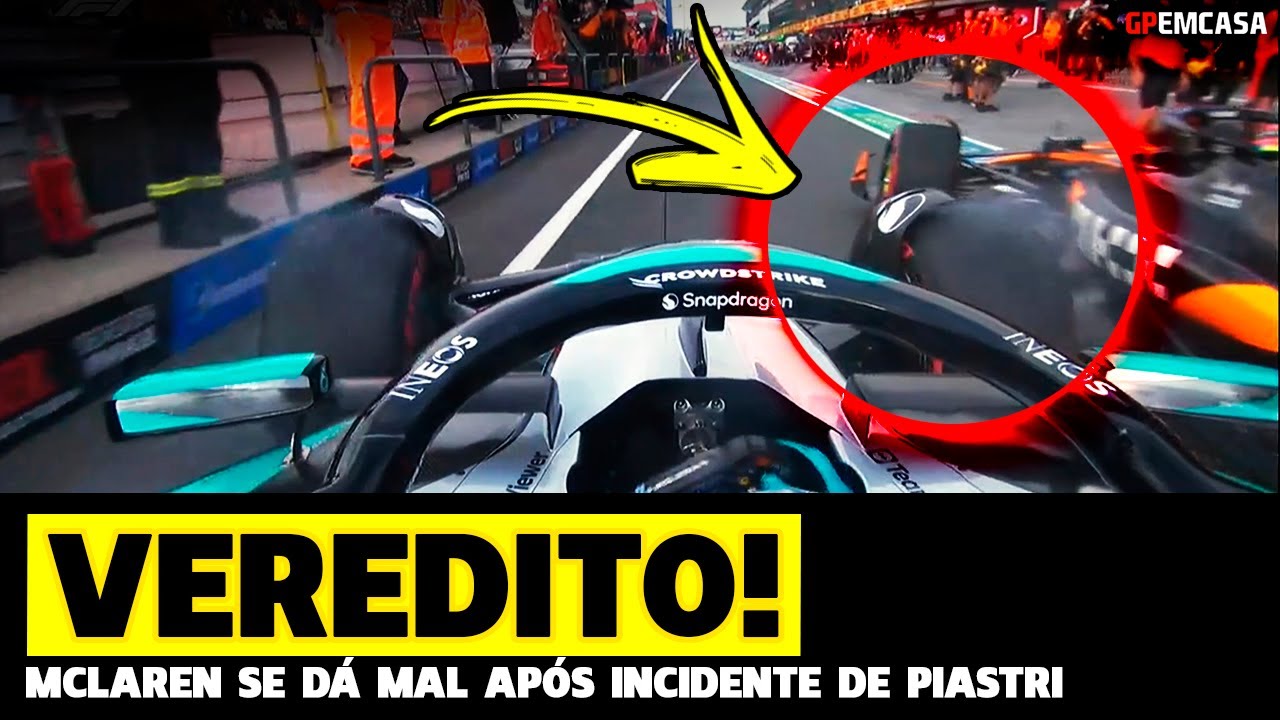 🚨Veredito: Mclaren Se Dá Mal Em Incidente De Piastri Com Russell | Fórmula 1 | Gp Em Casa