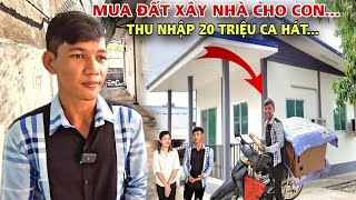 MUA ĐẤT XÂY NHÀ Chàng Trai ôm con nhỏ nằm 