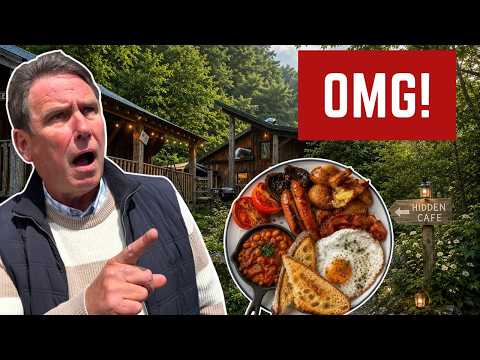 The Best Café & Breakfast In Britain! ⭐ HIDDEN IN A FOREST!!