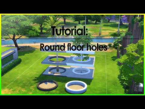 Tutorial: Round floor holes
