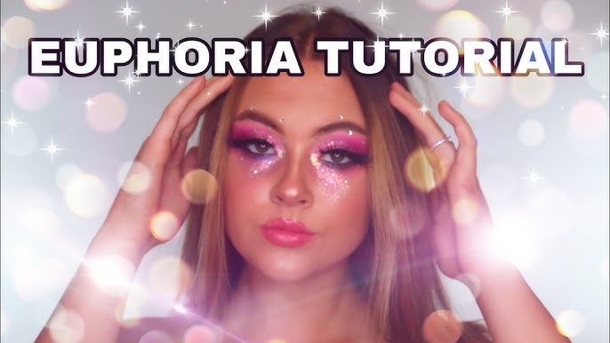 EUPHORIA MAKEUP HOW TO APPLY GLITTER 