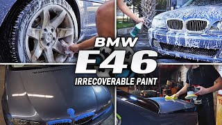 BMW E46 | 50 Hours With Completely DESTROYED UV Damaged Paint (Cracked Paint) | Results are Shocking