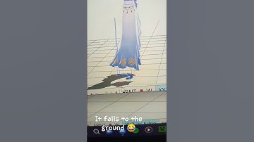 rigging a dress with no physics and this happened! #animation #MMD #MMDphysics