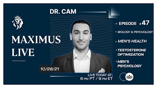 Phosphatidylserine, Cortisol & Testosterone Dr. Cam | Live Viewer Questions | Maximus Live #47 screenshot 3