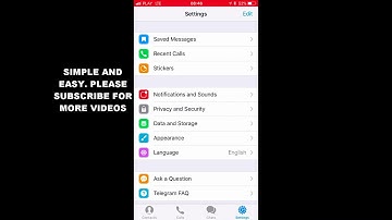 HOW TO DISABLE OR ENABLE MESSAGE PREVIEW MESSAGE NOTIFICATIONS IN TELEGRAM APP IOS
