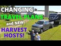 Changing Travel Plans | New Harvest Hosts! | Full Time RV with COVID!