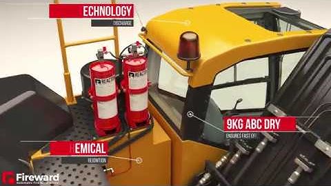 Fireward - Heavy Plant Vehicle Fire Suppression System Animation
