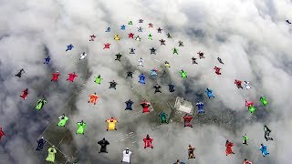 World Wingsuit Formation Record attempts 2018 - 75 to 85 way