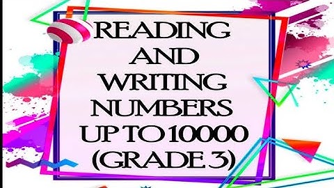 Reading & Writing Numbers up to 10,000 | Fun Math Lesson for Kids