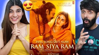 Ram Siya Ram Reaction Adipurush | Prabhas | Sachet-Parampara, Manoj Muntashir S | Om Raut | Bhushan