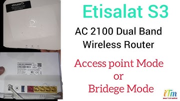 S3 AC 2100 Dual Band Wireless Router acces point Mode or bridge mode #access point #ismarttechmahbub