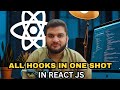 All React Hooks Explained in One Video | Complete React Hooks Tutorial for Beginners to Advanced
