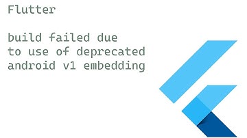 build failed due to use of deprecated android v1 embedding in Flutter. Hindi | Urdu.