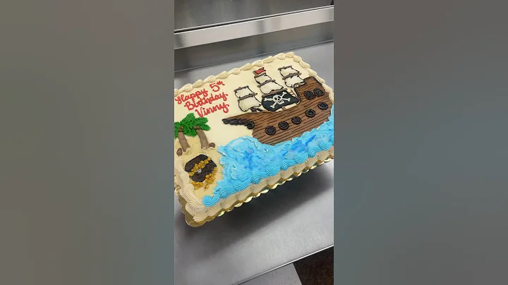 Pirate Cake🌊🏴‍☠️🏝️❤️ #cake #shorts - DayDayNews