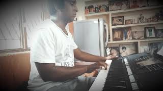 Subhalekha Rasukunna song cover on keyboard