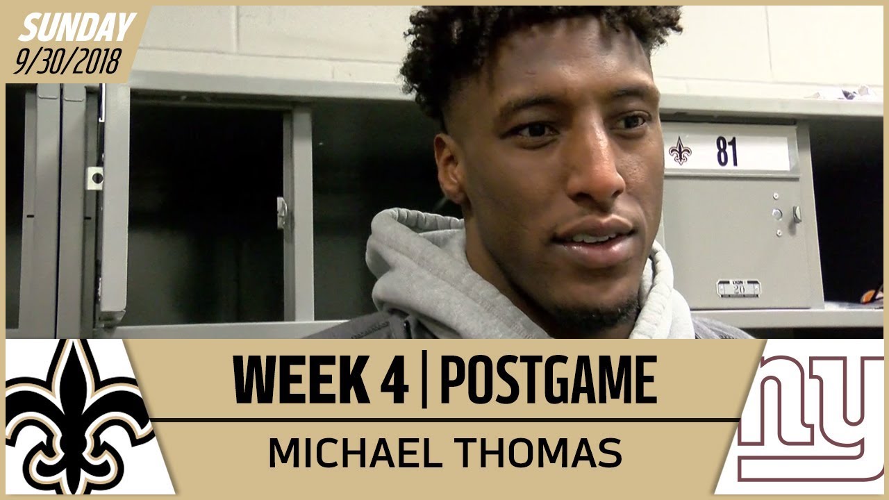 Michael Thomas | Week 4 Postgame | "We're trending in the right direction"