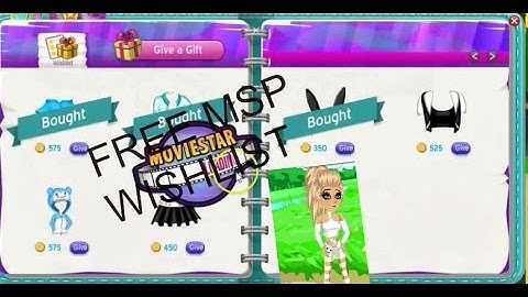 MSP How to get your wishlist for free