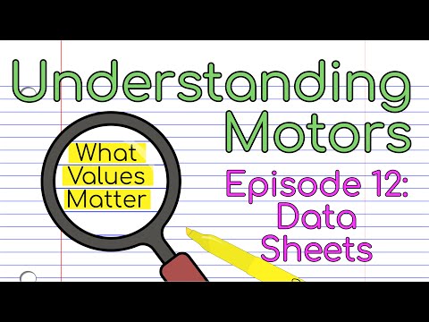 Motor Datasheets explained. (episode 12)