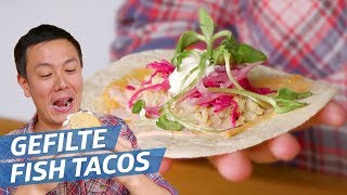 How They Make Gefilte Fish Tacos at Fletchers Cafe Montreal — Dining on a Dime