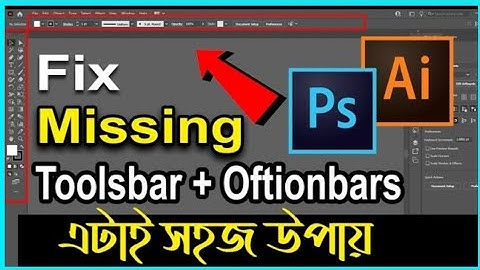Illustrator Toolbar Missing | Illustrator Options Bar Missing | How to Get Everything Back #trending